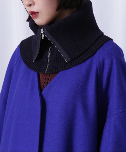 mici（ミチ）の「(mici)ウールロングコート（その他アウター・レディース・ブルー/ブラック/カーキ・SMALL/MEDIUM）」の20枚目の写真