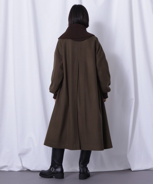 mici（ミチ）の「(mici)ウールロングコート（その他アウター・レディース・ブルー/ブラック/カーキ・SMALL/MEDIUM）」の12枚目の写真