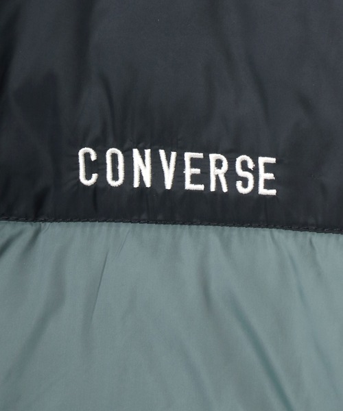 CONVERSE(コンバース)の「CONVERSE(コンバース)軽量フェイクダウンジャケット レディース/中綿ジャケットアウター レディース(ダウンジャケット/コート・レディース・ベージュ/ブラウン/グリーン/ブラック・L/M)」の8枚目の写真