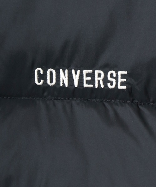 CONVERSE(コンバース)の「CONVERSE(コンバース)軽量フェイクダウンジャケット レディース/中綿ジャケットアウター レディース(ダウンジャケット/コート・レディース・ベージュ/ブラウン/グリーン/ブラック・L/M)」の5枚目の写真