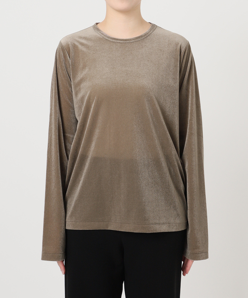 AP STUDIO ライトベロアプルオーバー ライトベロアプルオーバー（Tシャツ/カットソー）｜AP STUDIO