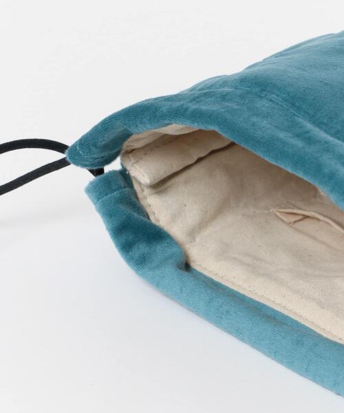 beej(ビージ)の「『別注』beej×DOORS 刺繍巾着バッグ(ショルダーバッグ・レディース・ブルー/ブラウン・ONE)」の7枚目の写真