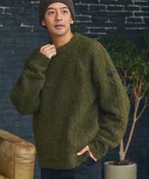 THE CRAFT CREW PRODUCTS | ウールミックスビッグシルエットラグランスリーブシャギーニット / 帯電防止・抗菌防臭【THE CRAFT CREW PRODUCTS】(ニット/セーター)