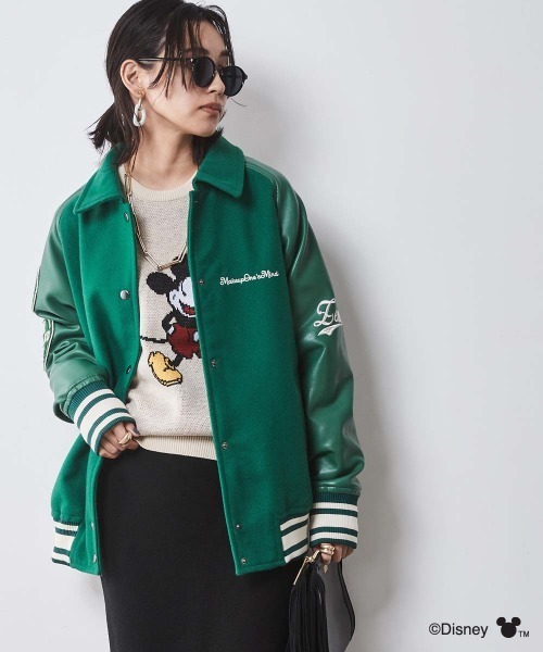 Disney（ディズニー）の「ミッキーマウス/ジャガードニットプルオーバー ＜大きいサイズ有＞シックスタイル（ニット/セーター・レディース・モカ/アイボリー/ブラック/グレー・M/L/LL/3L/4L/5L）」の22枚目の写真