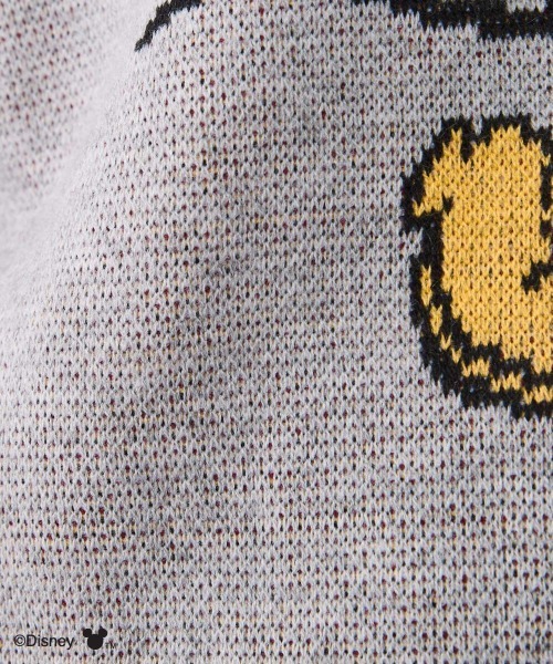 Disney（ディズニー）の「ミッキーマウス/ジャガードニットプルオーバー ＜大きいサイズ有＞シックスタイル（ニット/セーター・レディース・モカ/アイボリー/ブラック/グレー・M/L/LL/3L/4L/5L）」の7枚目の写真