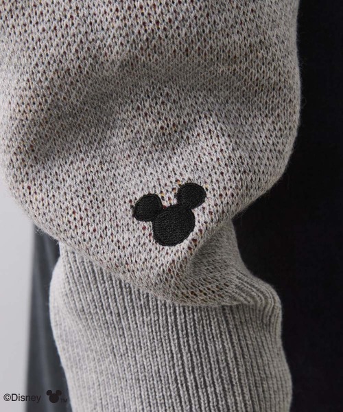 ミッキーマウス/ジャガードニットプルオーバー ＜大きいサイズ有