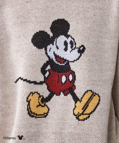 Disney（ディズニー）の「ミッキーマウス/ジャガードニットプルオーバー ＜大きいサイズ有＞シックスタイル（ニット/セーター・レディース・モカ/アイボリー/ブラック/グレー・M/L/LL/3L/4L/5L）」の10枚目の写真