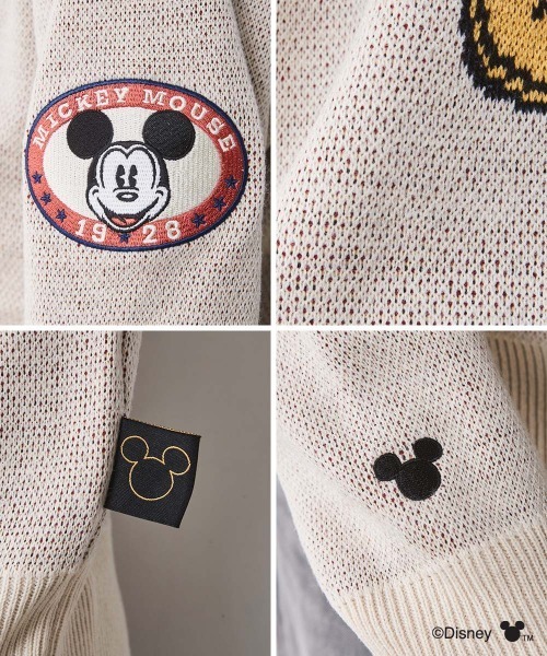 Disney（ディズニー）の「ミッキーマウス/ジャガードニットプルオーバー ＜大きいサイズ有＞シックスタイル（ニット/セーター・レディース・モカ/アイボリー/ブラック/グレー・M/L/LL/3L/4L/5L）」の14枚目の写真