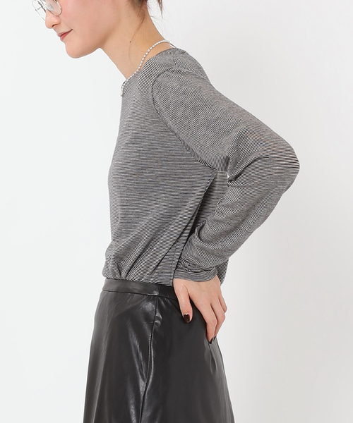 AP STUDIO(エーピーストゥディオ)の「ナッピングロングスリーブTシャツ(Tシャツ/カットソー・レディース・ホワイト・FREE)」の7枚目の写真