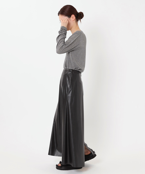 AP STUDIO(エーピーストゥディオ)の「ナッピングロングスリーブTシャツ(Tシャツ/カットソー・レディース・ホワイト・FREE)」の10枚目の写真