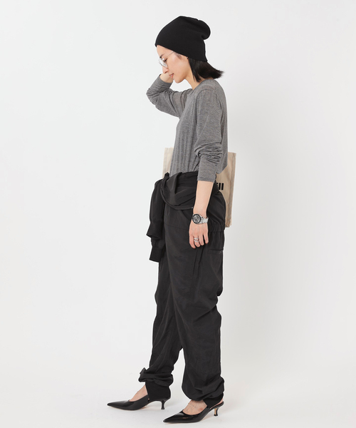 AP STUDIO(エーピーストゥディオ)の「ナッピングロングスリーブTシャツ(Tシャツ/カットソー・レディース・ホワイト・FREE)」の13枚目の写真