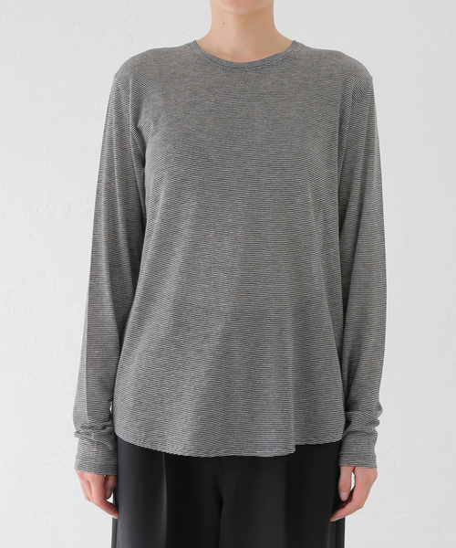 AP STUDIO(エーピーストゥディオ)の「ナッピングロングスリーブTシャツ(Tシャツ/カットソー・レディース・ホワイト・FREE)」の18枚目の写真