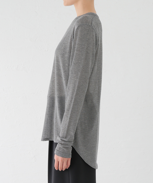 AP STUDIO(エーピーストゥディオ)の「ナッピングロングスリーブTシャツ(Tシャツ/カットソー・レディース・ホワイト・FREE)」の19枚目の写真