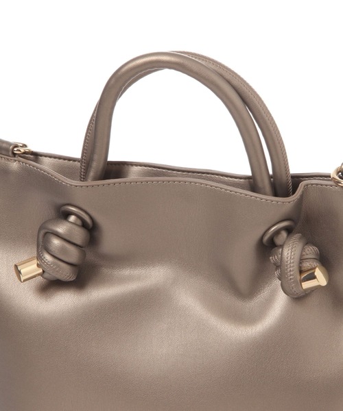 BAYFLOW(ベイフロー)の「ロゴショルダーノットハンドルトート(トートバッグ・レディース・ブラック/ブラウン系その他・FREE)」の7枚目の写真