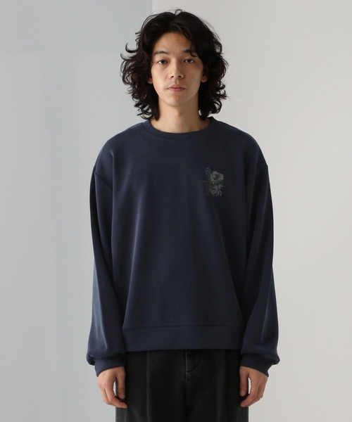 HARE（ハレ）の「バックプリントポンチスウェット(HARE)（スウェット・メンズ・ブルー/ブラック/ホワイト・SMALL/MEDIUM）」の20枚目の写真