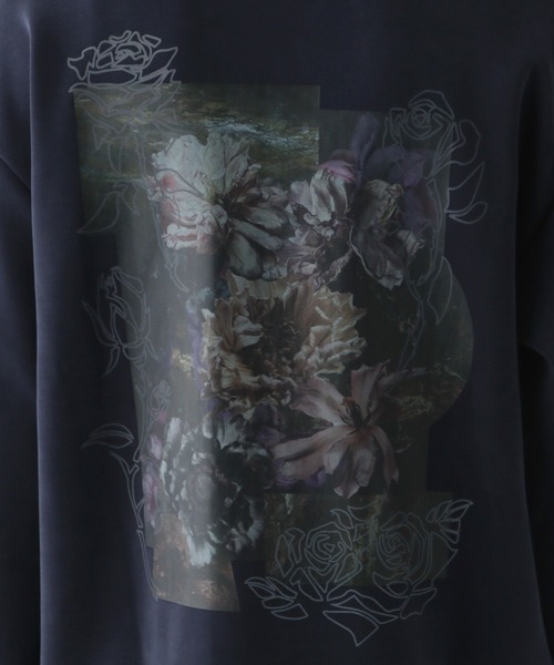 HARE（ハレ）の「バックプリントポンチスウェット(HARE)（スウェット・メンズ・ブルー/ブラック/ホワイト・SMALL/MEDIUM）」の16枚目の写真