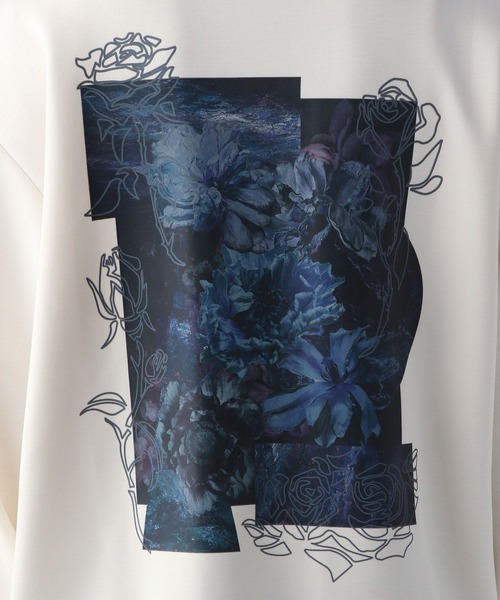 HARE（ハレ）の「バックプリントポンチスウェット(HARE)（スウェット・メンズ・ブルー/ブラック/ホワイト・SMALL/MEDIUM）」の7枚目の写真