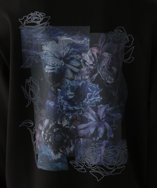 HARE（ハレ）の「バックプリントポンチスウェット(HARE)（スウェット・メンズ・ブルー/ブラック/ホワイト・SMALL/MEDIUM）」の8枚目の写真