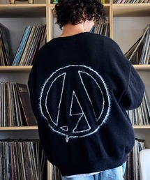ADAM PATEK(A_pebN)ADAMPATEK/shaggy logo crew knit/VM[S [YN[lbNjbg(jbg/Z[^[)