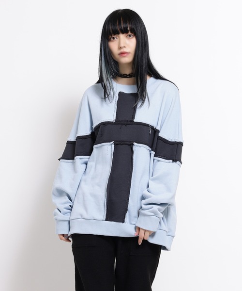 MILKBOY(ミルクボーイ)の「CROSS スウェット(スウェット・メンズ・B/C/A・FREE)」の2枚目の写真