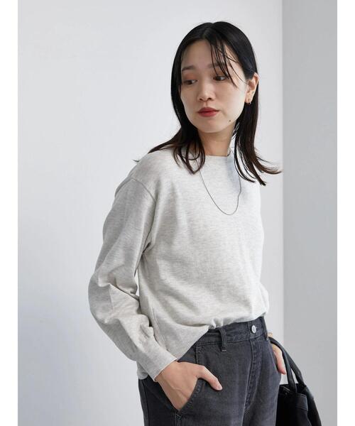 Samansa Mos2 blue（サマンサモスモスブルー）の「マルチスタイル2wayクルーカーディガン（カーディガン/ボレロ・レディース・オフホワイト/ブルー/ブラック/レッド・L/M）」の8枚目の写真