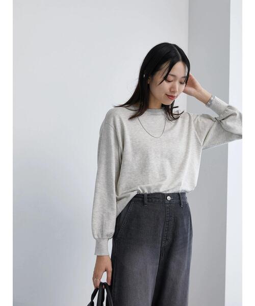 Samansa Mos2 blue（サマンサモスモスブルー）の「マルチスタイル2wayクルーカーディガン（カーディガン/ボレロ・レディース・オフホワイト/ブルー/ブラック/レッド・L/M）」の9枚目の写真