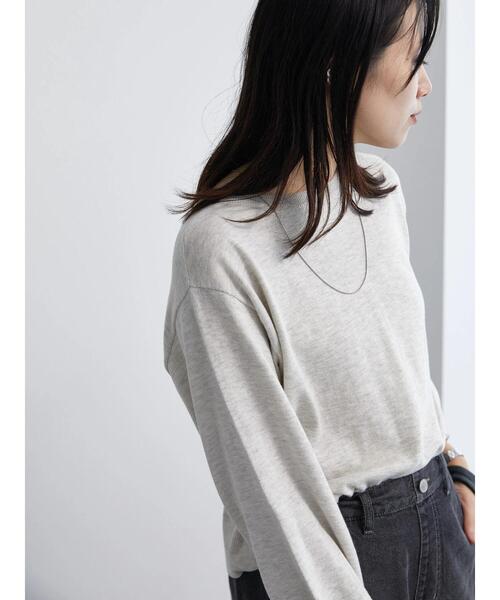 Samansa Mos2 blue（サマンサモスモスブルー）の「マルチスタイル2wayクルーカーディガン（カーディガン/ボレロ・レディース・オフホワイト/ブルー/ブラック/レッド・L/M）」の10枚目の写真