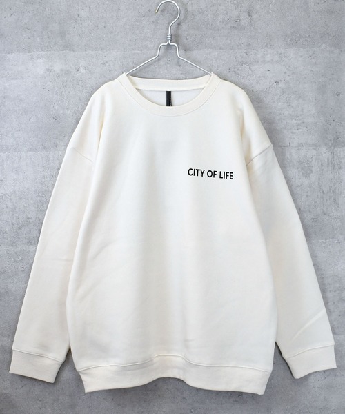 Anytime Songs(エニータイムソングス)の「back print illustration sweat shirt/バックプリント イラスト スウェットシャツ(スウェット・メンズ・チャコールグレー/ブラック/ホワイト・M/L/XL)」の11枚目の写真