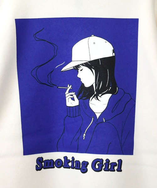 Anytime Songs(エニータイムソングス)の「back print illustration sweat shirt/バックプリント イラスト スウェットシャツ(スウェット・メンズ・チャコールグレー/ブラック/ホワイト・M/L/XL)」の5枚目の写真