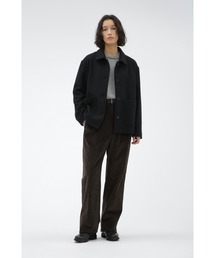 マーガレットハウエル　テーラードジャケット　ウール MARGARET HOWELL ジャケット テーラードジャケット WIDE STRIPE