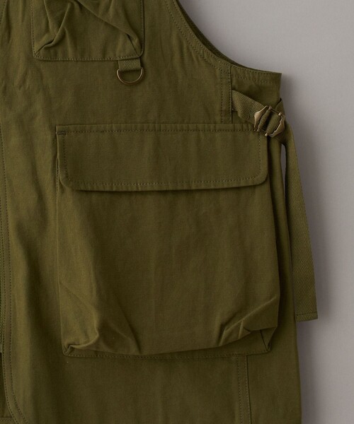 coen（コーエン）の「コットンツイルフィッシングベスト（ベスト・レディース・ブラック/オリーブ・FREE）」の6枚目の写真