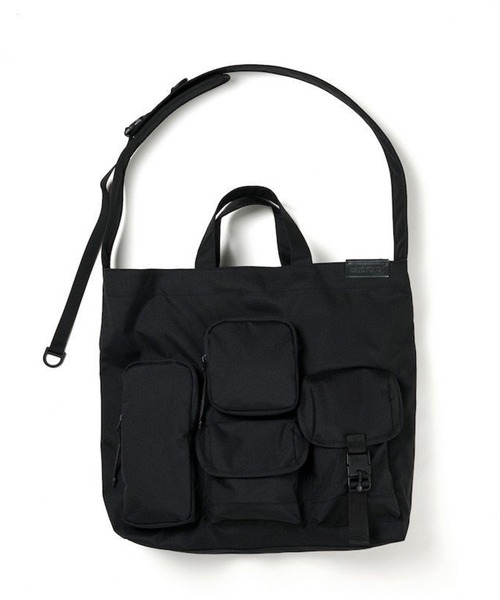 BAICYCLON by Bagjack（バイシクロン バイ バグジャック）の「【BAICYCLON】MULTI POCKETS 2WAY TOTE (MEDIUM) BCL-68（トートバッグ・メンズ・ブラック/ブラック系その他2・FREE）」の6枚目の写真