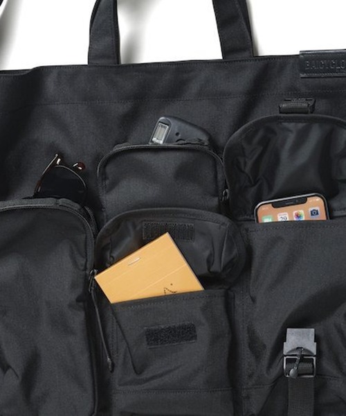 BAICYCLON by Bagjack（バイシクロン バイ バグジャック）の「【BAICYCLON】MULTI POCKETS 2WAY TOTE (MEDIUM) BCL-68（トートバッグ・メンズ・ブラック/ブラック系その他2・FREE）」の12枚目の写真