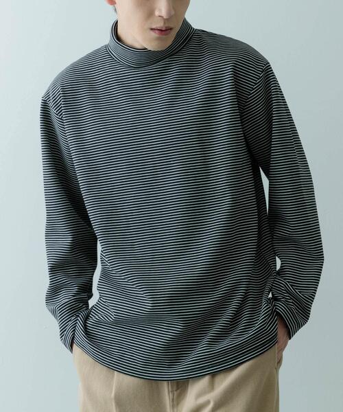 ITEMS URBANRESEARCH（アイテムズ アーバンリサーチ）の「発熱機能 ハイネックカットソー（Tシャツ/カットソー・メンズ・ホワイト/ブラック/その他1/モカ・SMALL/LARGE/MEDIUM）」の4枚目の写真