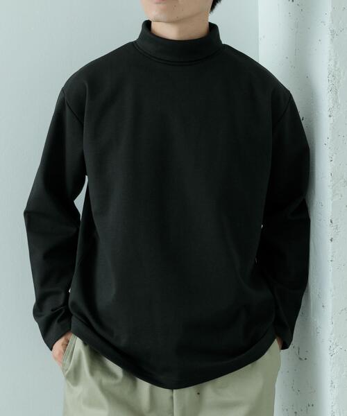 ITEMS URBANRESEARCH（アイテムズ アーバンリサーチ）の「発熱機能 ハイネックカットソー（Tシャツ/カットソー・メンズ・ホワイト/ブラック/その他1/モカ・SMALL/LARGE/MEDIUM）」の15枚目の写真