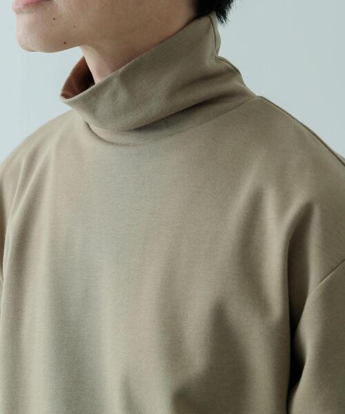 ITEMS URBANRESEARCH（アイテムズ アーバンリサーチ）の「発熱機能 ハイネックカットソー（Tシャツ/カットソー・メンズ・ホワイト/ブラック/その他1/モカ・SMALL/LARGE/MEDIUM）」の20枚目の写真