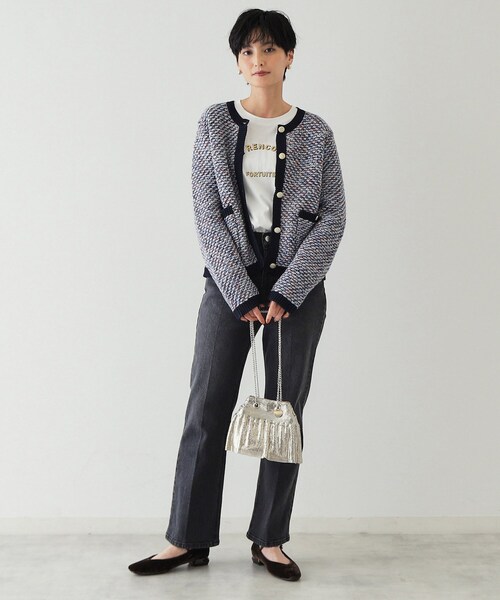 OPAQUE.CLIP（オペークドットクリップ）の「◆【2WAY】メタルメッシュフリルミニショルダーバッグ（ショルダーバッグ・レディース・ゴールド/シルバー系その他/ブラック/シルバー・00）」の10枚目の写真