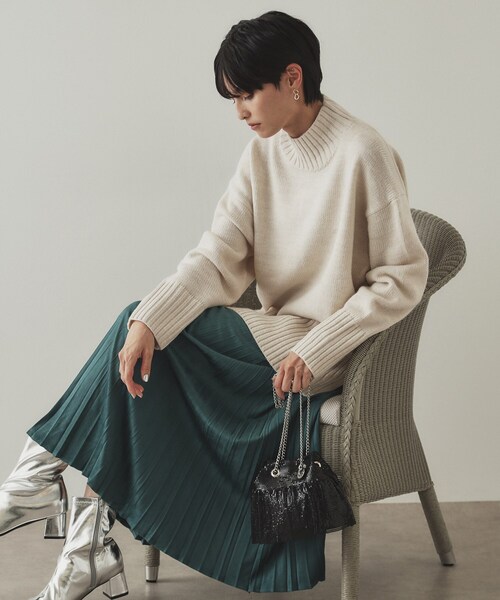 OPAQUE.CLIP（オペークドットクリップ）の「◆【2WAY】メタルメッシュフリルミニショルダーバッグ（ショルダーバッグ・レディース・ゴールド/シルバー系その他/ブラック/シルバー・00）」の12枚目の写真