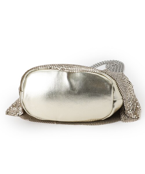 OPAQUE.CLIP（オペークドットクリップ）の「◆【2WAY】メタルメッシュフリルミニショルダーバッグ（ショルダーバッグ・レディース・ゴールド/シルバー系その他/ブラック/シルバー・00）」の19枚目の写真