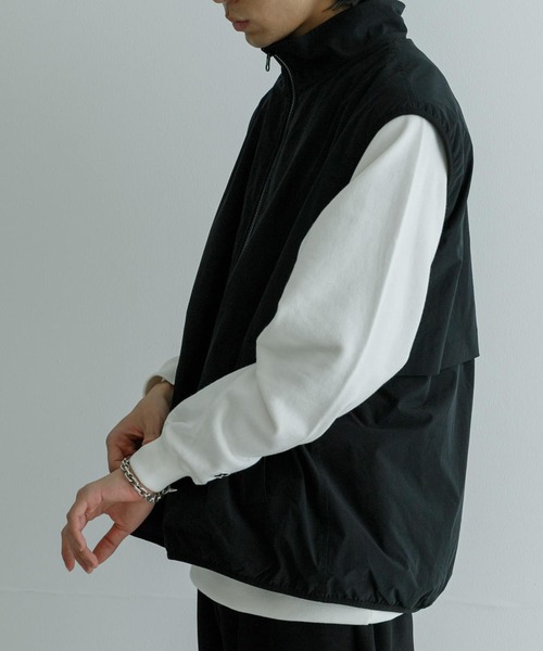 【セール】『撥水』『リバーシブル』new basic REVERSIBLE MIL STAND VEST（その他アウター）｜URBAN RESEARCH（アーバンリサーチ）