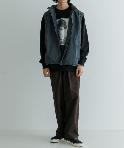 【セール】『撥水』『リバーシブル』new basic REVERSIBLE MIL STAND VEST（その他アウター）｜URBAN RESEARCH（アーバンリサーチ）