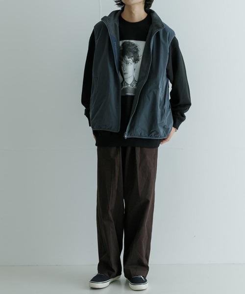 【セール】『撥水』『リバーシブル』new basic REVERSIBLE MIL STAND VEST（その他アウター）｜URBAN RESEARCH（アーバンリサーチ）