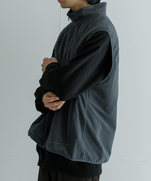 【セール】『撥水』『リバーシブル』new basic REVERSIBLE MIL STAND VEST（その他アウター）｜URBAN RESEARCH（アーバンリサーチ）