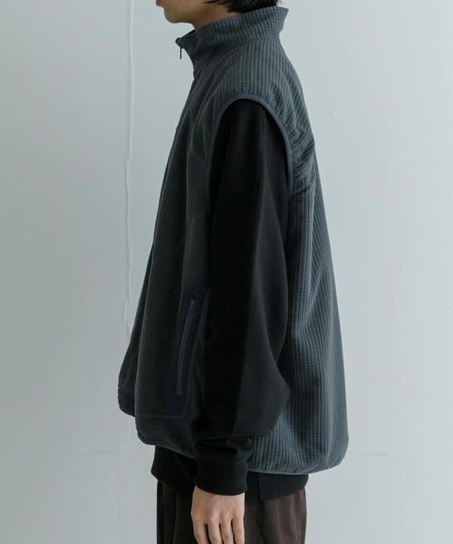 【セール】『撥水』『リバーシブル』new basic REVERSIBLE MIL STAND VEST（その他アウター）｜URBAN RESEARCH（アーバンリサーチ）