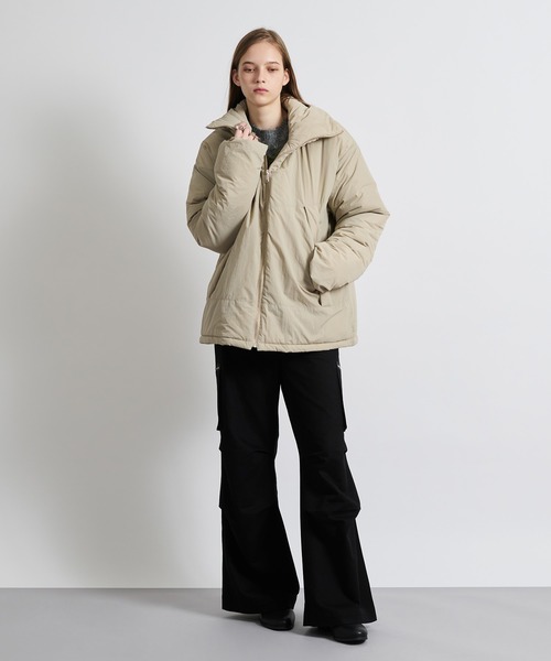 セール】STAND NECK PADDING JACKET/スタンドネックパディング 