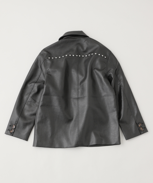 【今が1番安いです】AFB/ STUDDED CAR COAT コート 今が1番安いです】AFB/ STUDDED CAR COAT コート