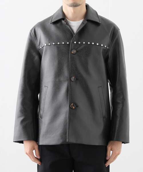 【今が1番安いです】AFB/ STUDDED CAR COAT コート AFB / エーエフビー】STUDDED CAR COAT（その他アウター）｜AFB