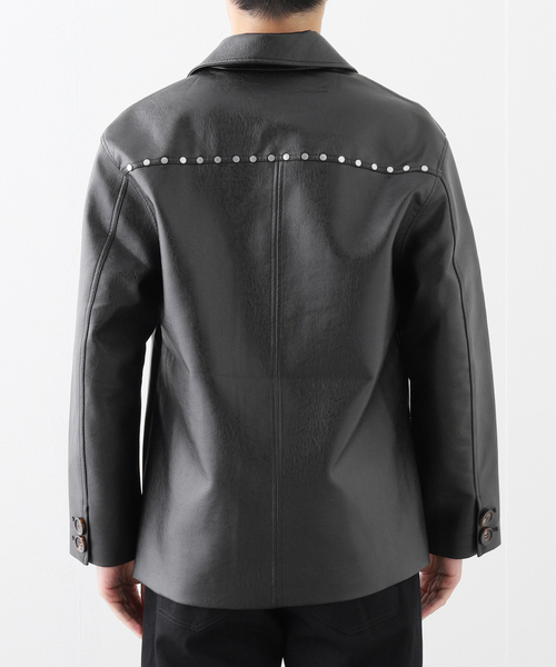 ジャケット・アウター AFB Studded Car Coat AFB / エーエフビー】STUDDED CAR COAT（その他アウター）｜AFB