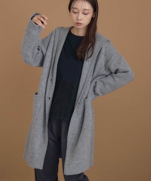 エリザ　グレー ノーカラーコート サイズ1 KATHARINE ROSS（キャサリンロス）の「【KATHARINE ROSS】7G軽圧縮