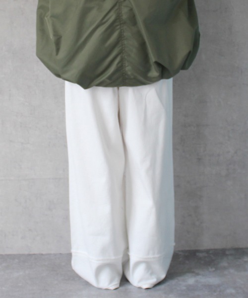 SELECT LEVERY(セレクトリベリー)の「クラッシュダメージ加工リメイク風デニムワイドパンツ(デニムパンツ・レディース・ライトグレー/ライトブルー/ホワイト/ブラック系その他・X-LARGE/LARGE/MEDIUM/SMALL)」の9枚目の写真